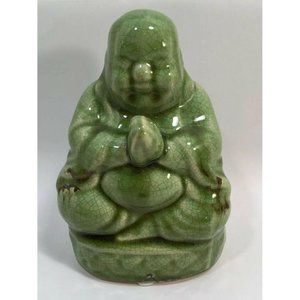 Praying Ceramic Buddha Statue Zen Meditation